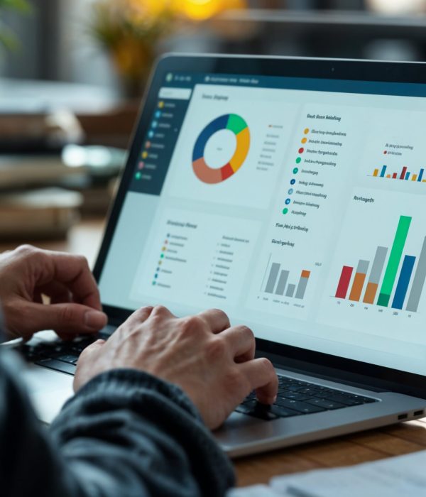 person-typing-laptop-analyzing-business-data